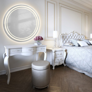Ronde badkamerspiegel met verlichting MAIA DUO LED