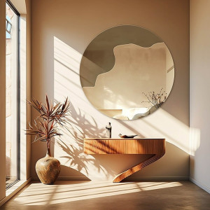 Planetaire ronde decoratieve spiegel - ASTRALIS