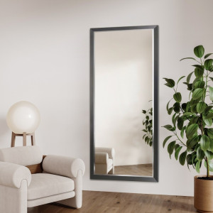 Spiegel in elegante bronzen en zilveren lijst - 5201002