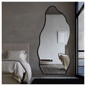 Lustro o organicznym kształcie w ramie - AURO W RAMIE 2