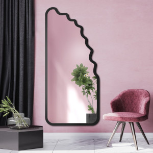 Lustro nieregularne w ramie mdf - BLOBS FLUX