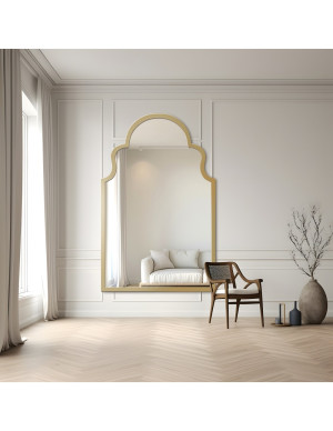 Lustro ścienne w stylu retro w ramie - BLISS