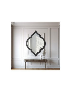 Lustro ścienne w stylu retro w ramie - GRACE