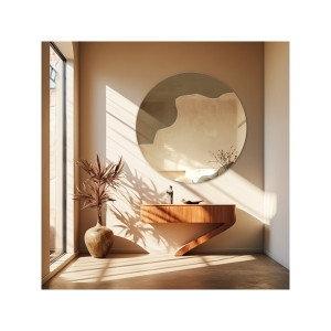 Lustro okrągłe dekoracyjne w kształcie planetarnym – ASTRALIS