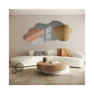 Lustro nieregularne trzykolorowe – TRIPLA