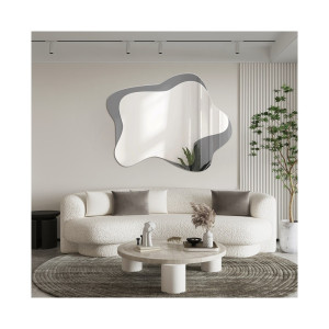 Lustro nieregularne na grafitowej tafli - SMOKY