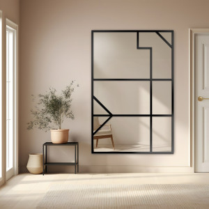 Lustro loft ze szprosami - TAMARA - kolor ramy do wyboru