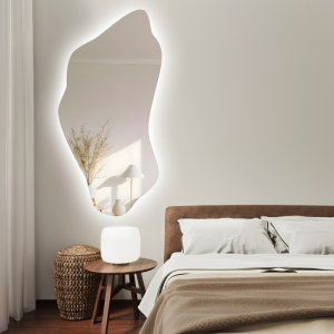 Lustro o nieregularnym kształcie z podświetleniem - PIENA LED
