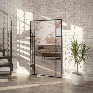 Lustro loft ze szprosami - BARBARA - kolor ramy do wyboru