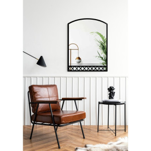 Lustro okno loft ze szprosami MDF - BRUNO - kolor ramy do wyboru