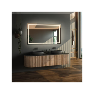 Oglindă dreptunghiulară cu iluminare - EMI LED Dimensiuni 100x200