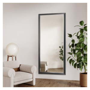 Oglindă cu ramă elegantă din bronz și argint - 5201002 Dimensiuni 50x150