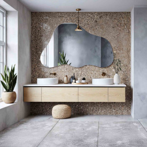 Oglindă cu formă neregulată - PEBBLE Dimensiuni 170x104