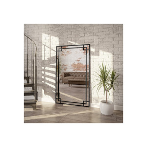 Oglindă de mansardă cu mutrițe - GABRIELA - culoarea ramei la alegere Dimensiuni 60x120