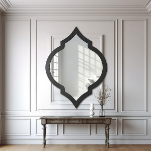 Oglindă de perete în stil retro, cu ramă - GRACE Dimensiuni 60x80