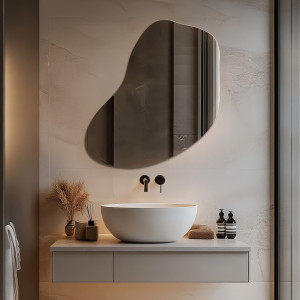 Oglindă de baie organică - KWARC Dimensiuni 85x90
