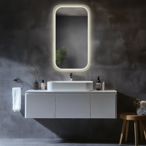 Oglindă de baie cu iluminare - PAOLO LED Dimensiuni 60x120