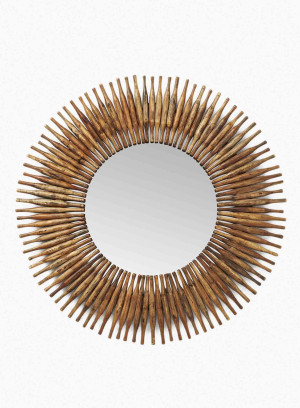 Lustro Sunlight drewniane