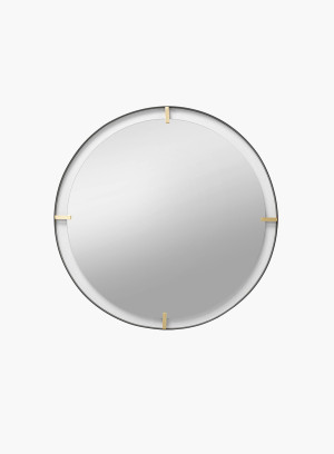 Lustro Betsy z metalową ramą