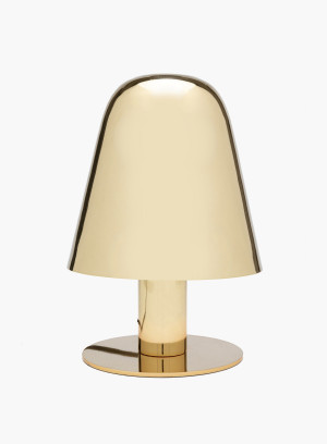 Lampa stołowa Fungus złota