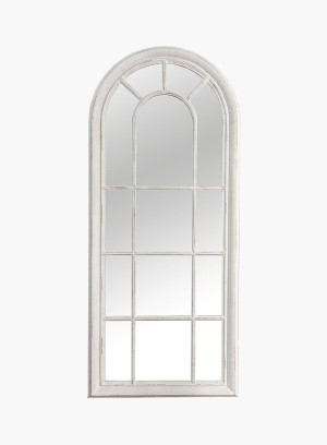 Lustro Castillo szare Vintage białe