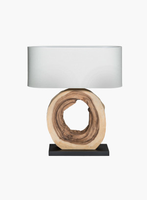 Lampa stołowa Organic Artwork Orzech
