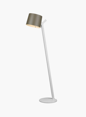 Lampa podłogowa Y floor LED piaskowo - szara