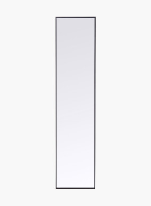 Lustro Bella czarne z metalową ramą 180x60cm