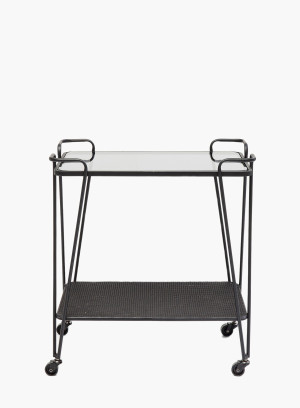 Czarny barek na alkohol Mesh – Alilainteriors.pl