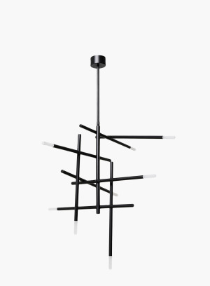 Lampa wisząca Sticks czarna