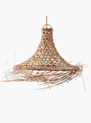 Lampa wisząca Mykonos rattanowa Naturalna L