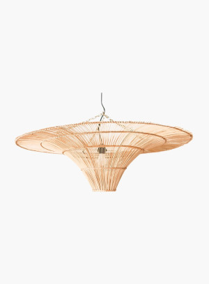Lampa wisząca Sky Pendant rattanowa Naturalna L