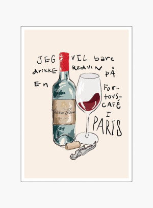 Druk artystyczny Gustav Lautrup  Vin à Paris