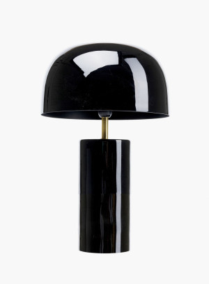 Lampa stołowa Loungy czarna w stylu retro