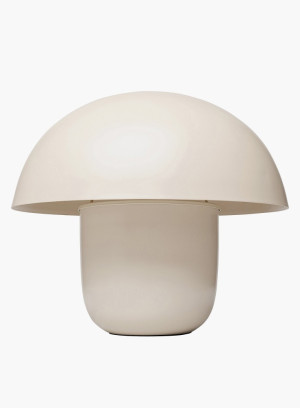 Lampa stołowa duża Mushroom matowa jasnobeżowa