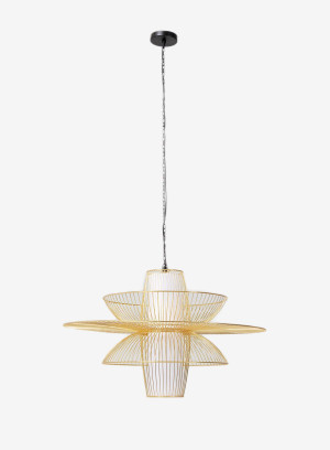 Lampa wisząca Cappello Opposto złota