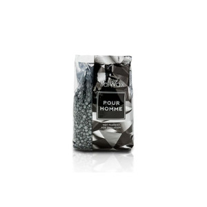 ItalWax Pour Homme Film Wax 100g - czarny metaliczny wosk twardy w granulkach do depilacji bezpaskowej dla mężczyzn