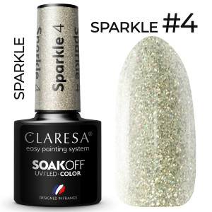 Claresa Sparkle 4 kolorowy lakier hybrydowy 5g