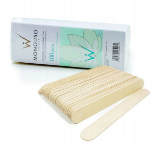 ItalWax Depilacja Paski + szpatułki do wosk 100 + 100