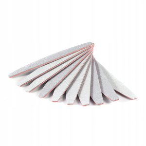 10x Pilnik łódka półksiężyc biały szary zebra gradacja 180/240