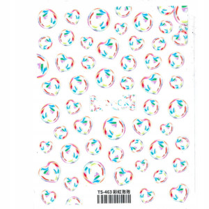 Naklejki do paznokci cienkie samoprzylepne Nail Art Design Nr TS-463