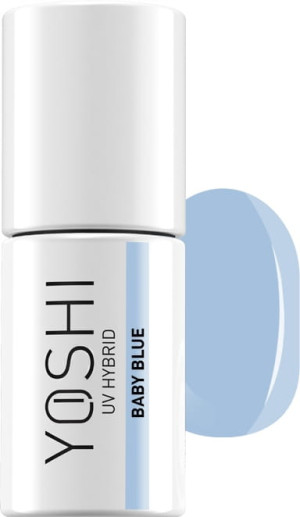 Yoshi 801 Baby Blue kolorowy lakier hybrydowy 6ml