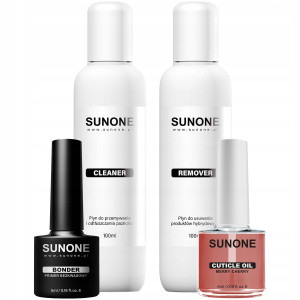 Zestaw uzupełniający do hybryd SunOne 2+2 Cleaner Aceton Primer Oliwka
