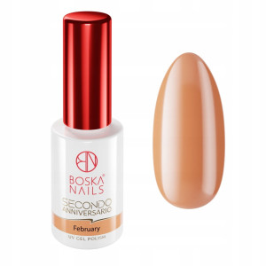 Boska Nails 461 February kolekcja Secondo Anniversario kolorowy lakier hybrydowy 6ml