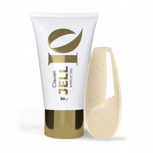 Clavier JELLIQ Acrylic Gel 09 Sparkle Beige 30g Akrylożel do przedłużania paznokci