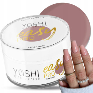 Yoshi Gel Easy Pro Cover Dark Kryjący żel budujący do paznokci 50ml