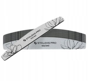 Staleks Pilnik do paznokci mineralny łódka półksiężyc gradacja 150/240 25 sztuk