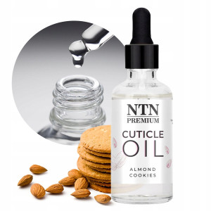 NTN Premium Cuticle Oil Almond Cookies Perfumowana oliwka do pielęgnacji skórek i paznokci z zakraplaczem 50ml