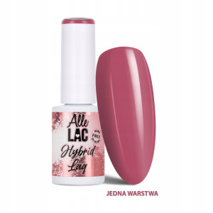 AlleLac Hybrid Lag Gel Polish Pinks Caramel Rose Malinowy lakier hybrydowy do paznokci HEMA/Di-HEMA Free 6g