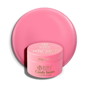 Boska Nails My Gel 275 Candy Beam Różowy budujący żel UV do paznokci 15ml